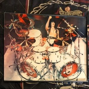 TOMMY LEE-MOTLEY CRUE Drum Carousel Photo 8X10 Framed Photo